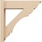 Ekena Millwork 5 1/2-in W x 34-in D x 46-in H Olympic Trad Rough Cedar Woodgrain TimberThane Outlooker, Primed Tan OUTUR055X34X46OLY04RCPR - alternate 5